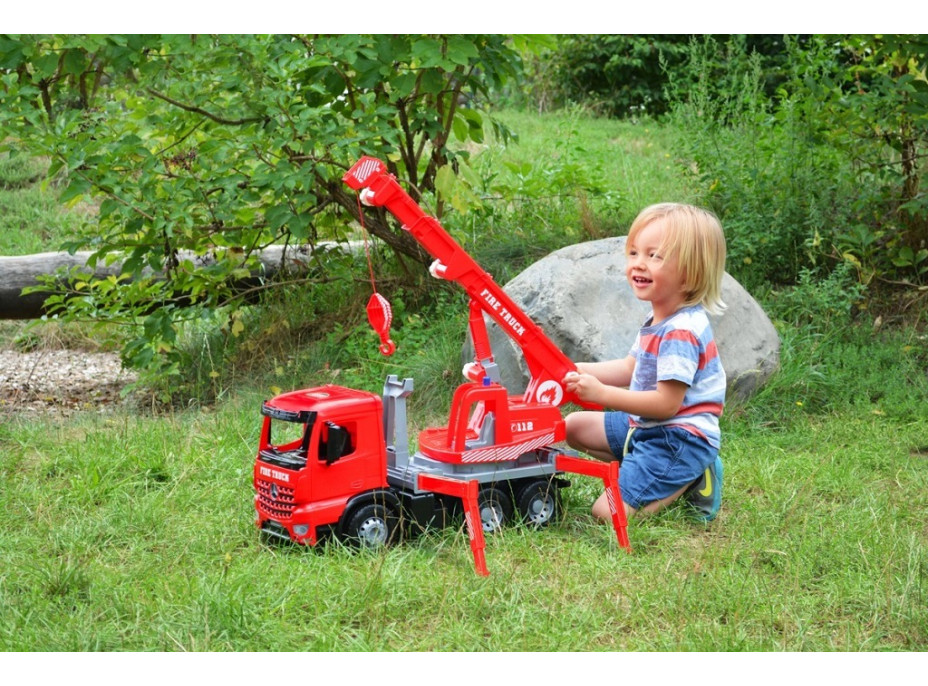 Lena Autožeriav Actros červený