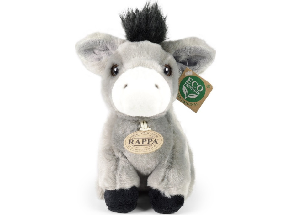 Rappa Plyšový somár sediaci 18 cm ECO-FRIENDLY