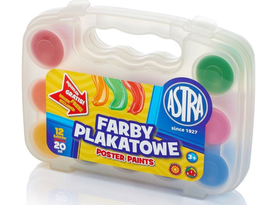 ASTRA Temperové farby 12 x 20 ml v plastovom kufríku