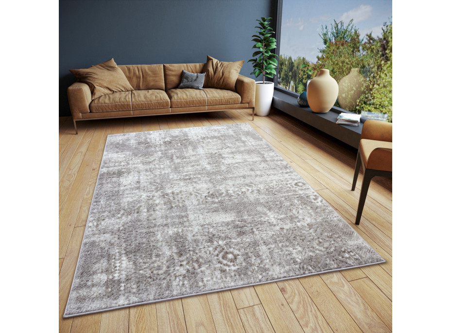 Kusový koberec Shine 105923 Style Grey Beige