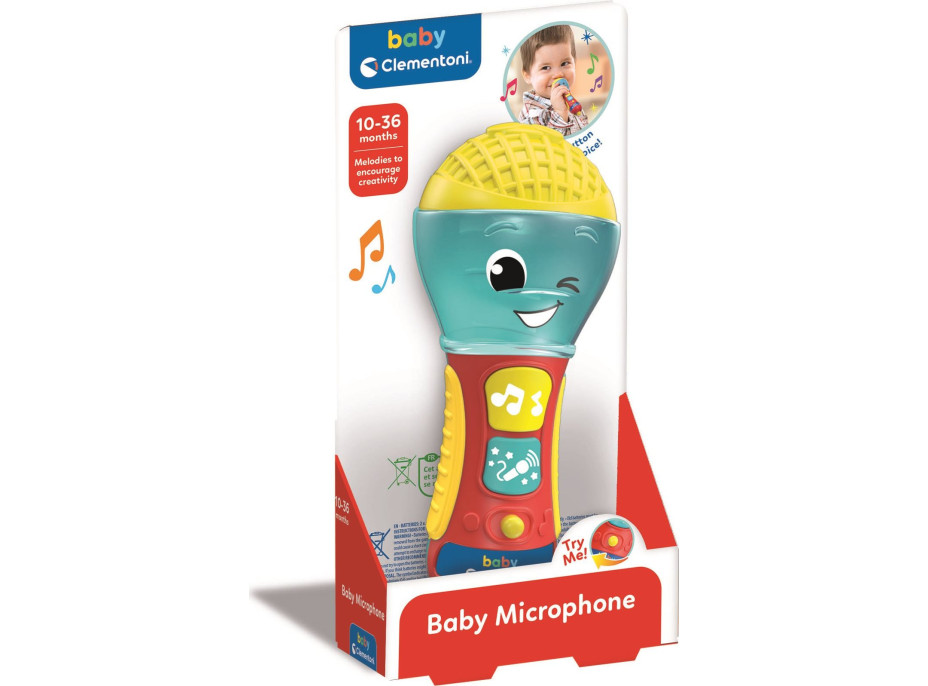 CLEMENTONI BABY Interaktívny mikrofón