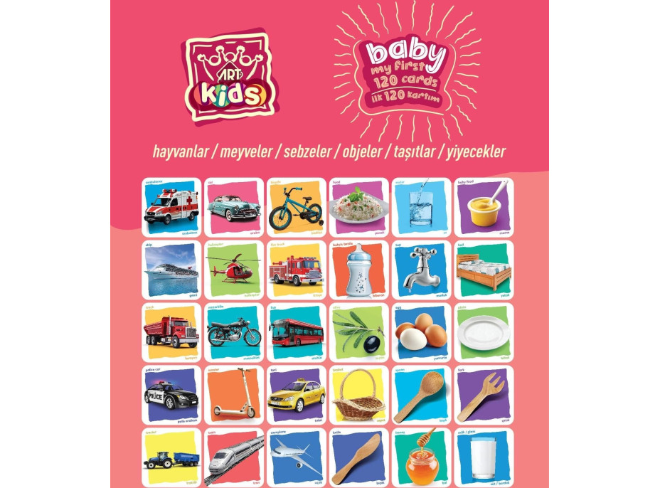 ART PUZZLE Art Kids Baby Mojich prvých 120 kartičiek