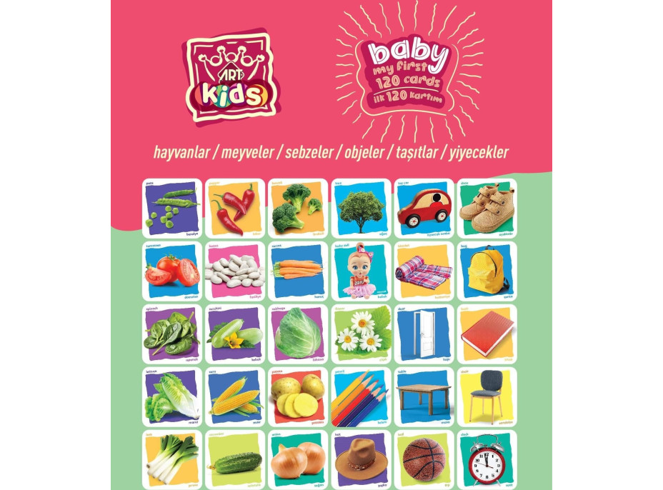 ART PUZZLE Art Kids Baby Mojich prvých 120 kartičiek