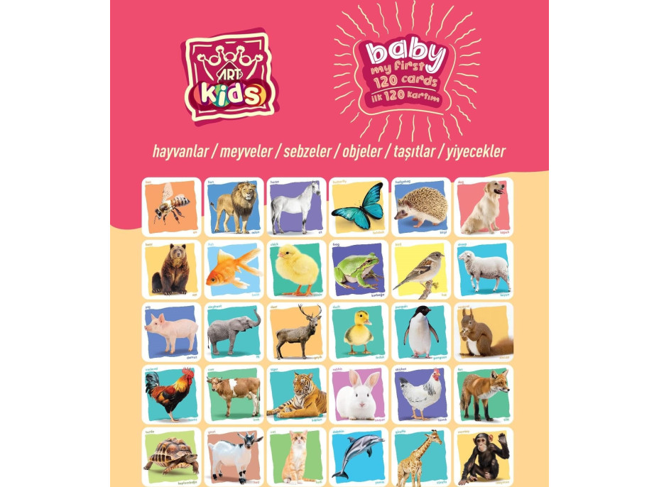 ART PUZZLE Art Kids Baby Mojich prvých 120 kartičiek