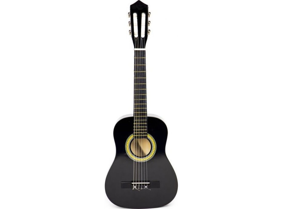 ECOTOYS Detská gitara čierna 86 cm