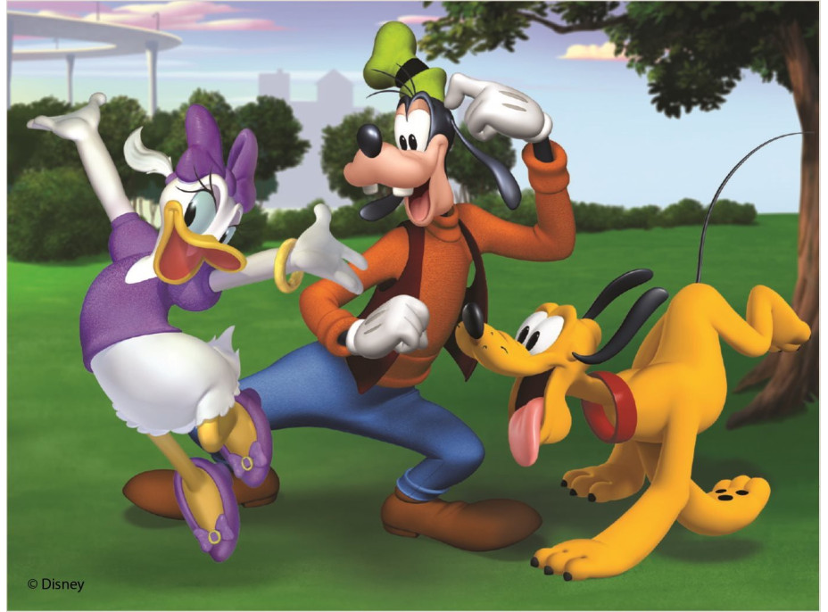 DINO Obrázkové kocky Mickey Mouse, 12 kociek
