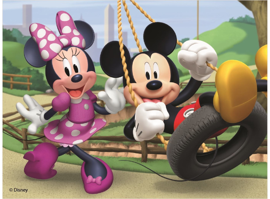 DINO Obrázkové kocky Mickey Mouse, 12 kociek
