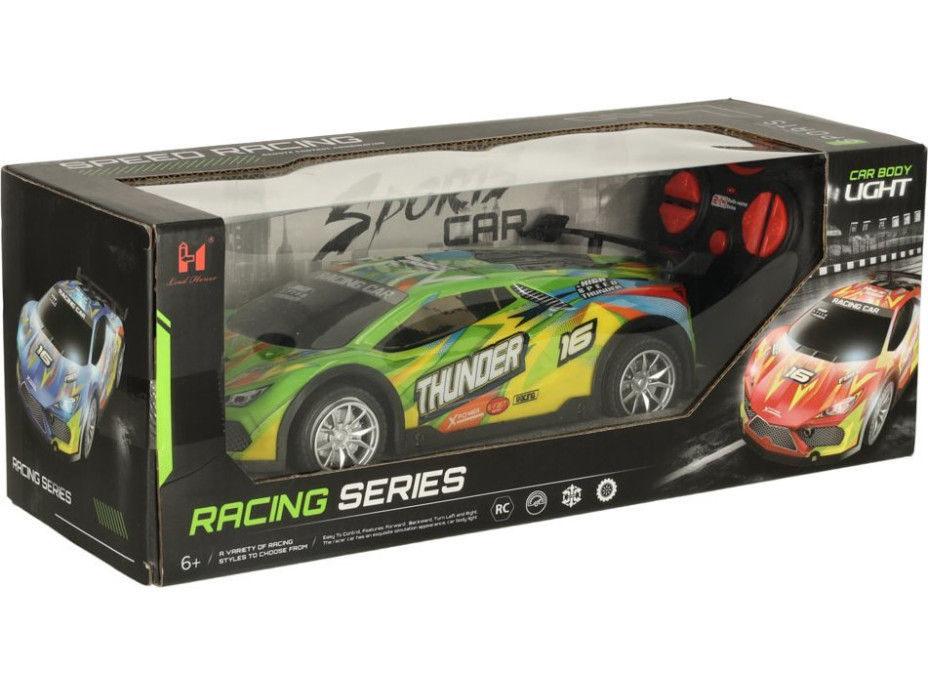KIK Športové auto RC zelené