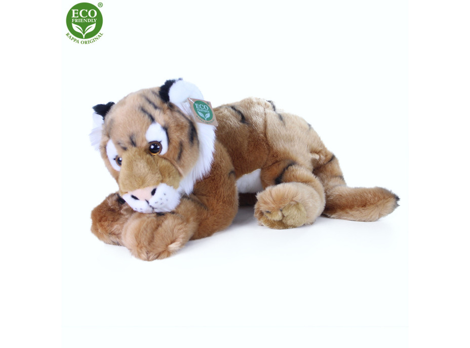 Rappa Plyšový tiger ležiaci 36 cm ECO-FRIENDLY
