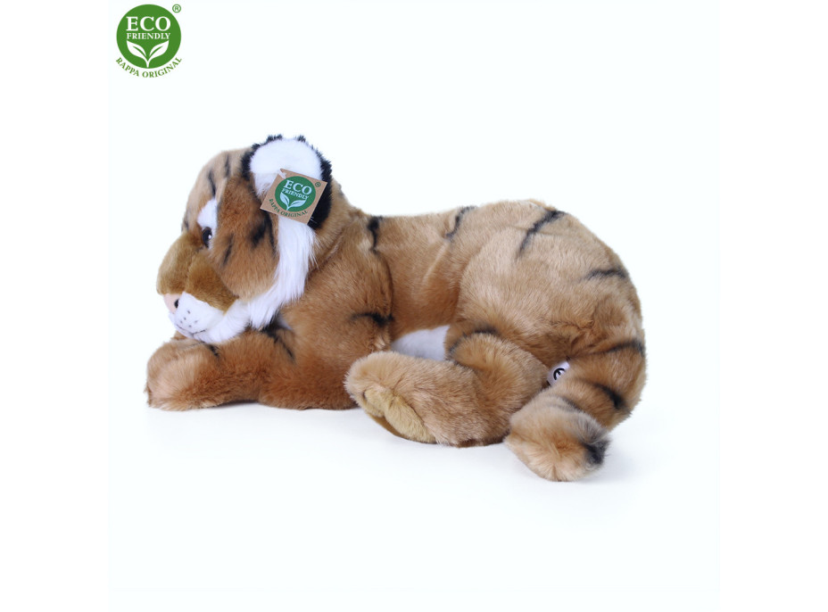 Rappa Plyšový tiger ležiaci 36 cm ECO-FRIENDLY