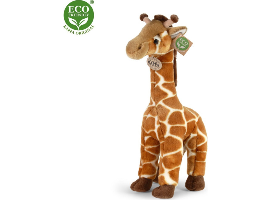 Rappa Plyšová žirafa stojaca 40 cm ECO-FRIENDLY