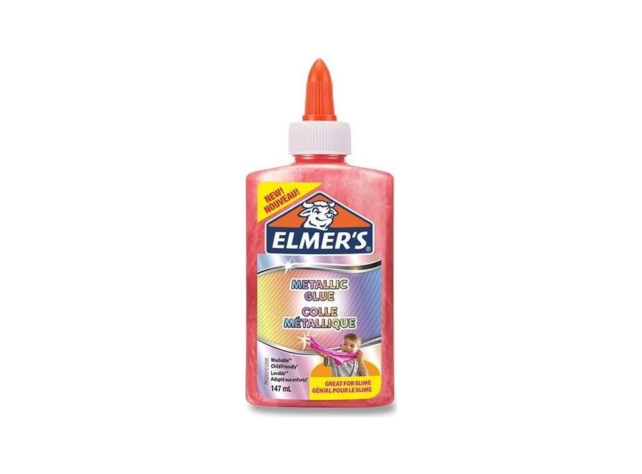 ELMER&#39;S Metalické lepidlo 147ml ružové