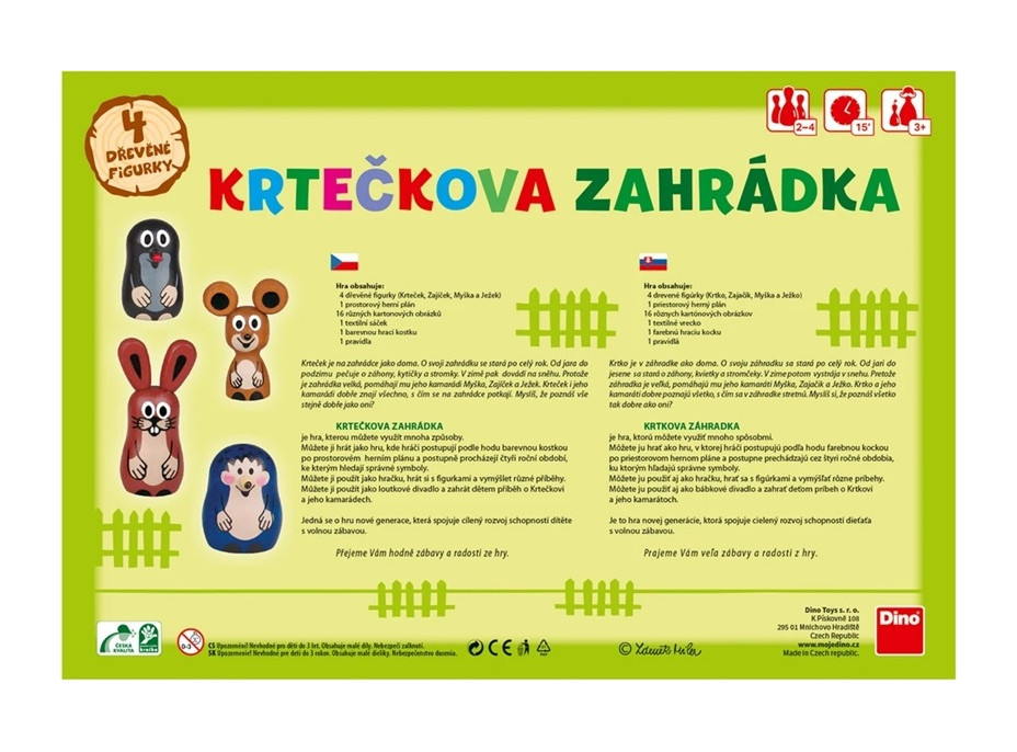 Dino Detská hra Krtkova záhradka