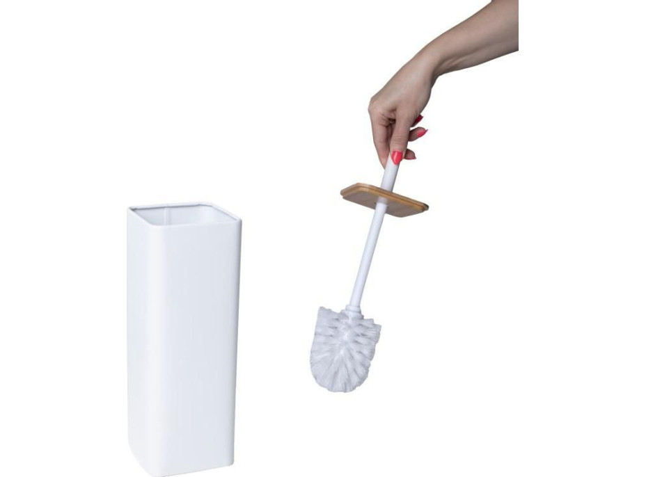 WC kefa FONTI - biela s bambusom