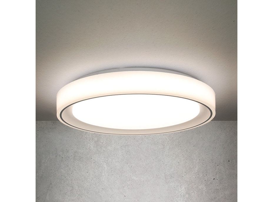 Solight LED osvetlenie s diaľkovým ovládačom Floco, 30W + 6W RGB, 2100lm, 40cm, zmena chromatickosti, stmievateľné