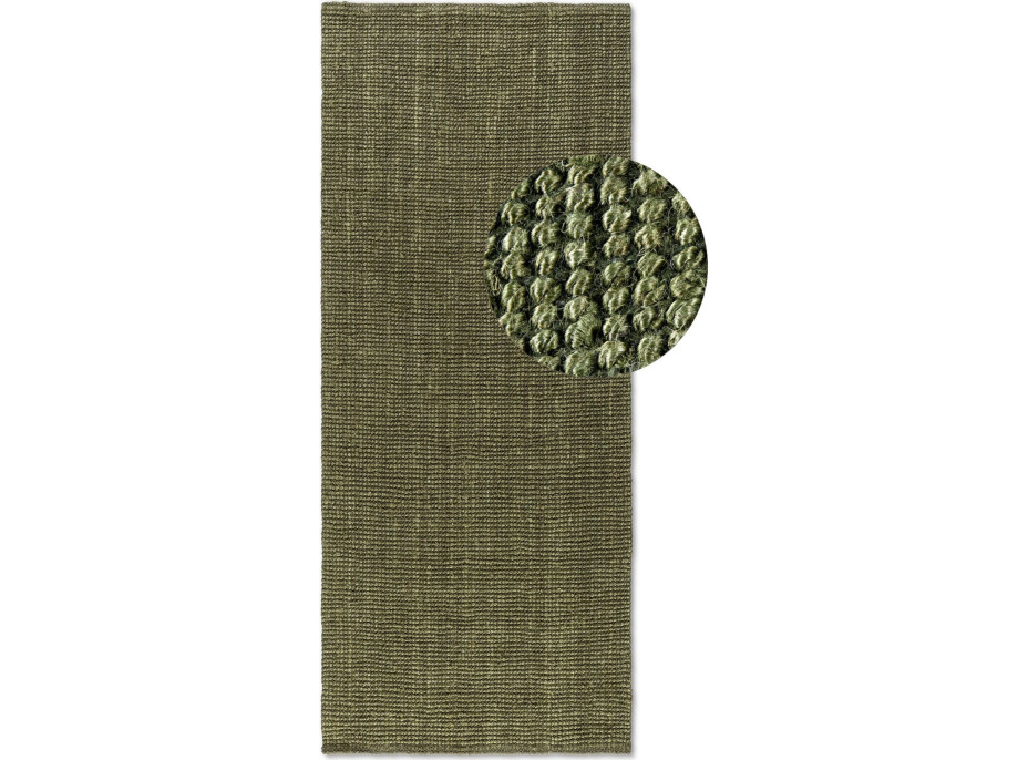 Behúň Bouclé Jute 105977 Jungle Green