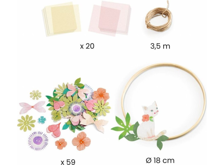 DJECO DIY Kvetinový veniec Dalia