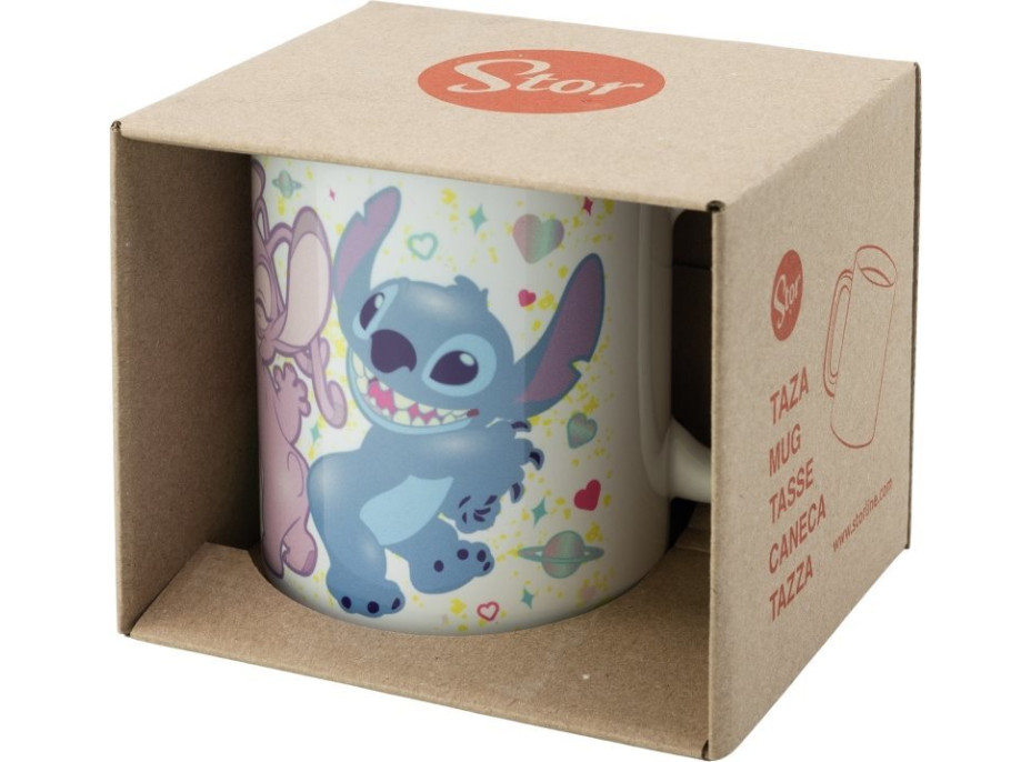 STOR Hrnček keramický 325 ml Stitch