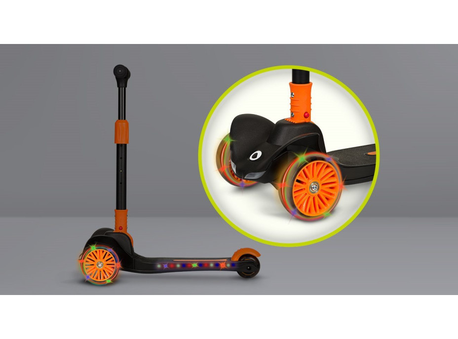 LIONELO Kolobežka Timmy Orange Black