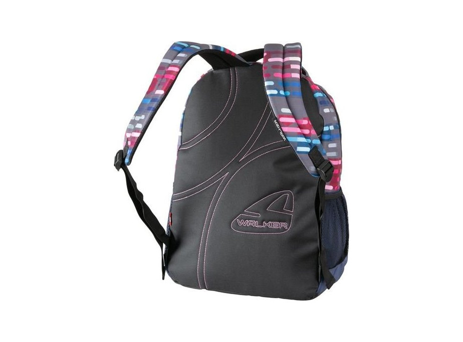 WALKER Školský batoh CLASSIC Lines Blue Pink