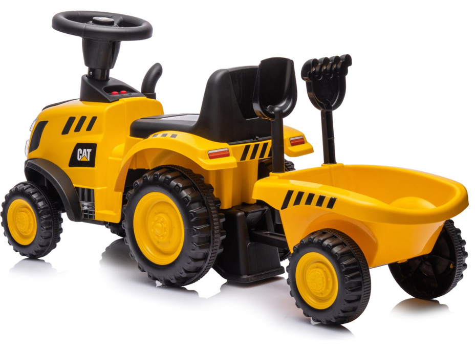 CHIPOLINO Odrážadlo Traktor CAT Yellow
