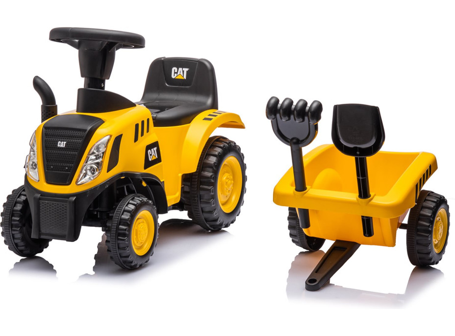 CHIPOLINO Odrážadlo Traktor CAT Yellow
