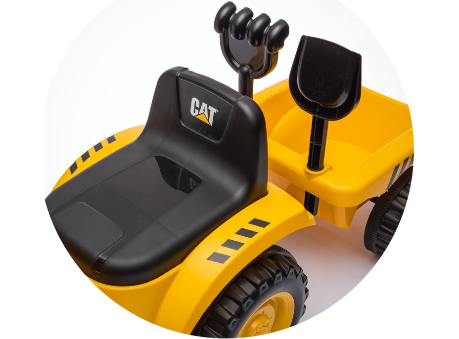 CHIPOLINO Odrážadlo Traktor CAT Yellow