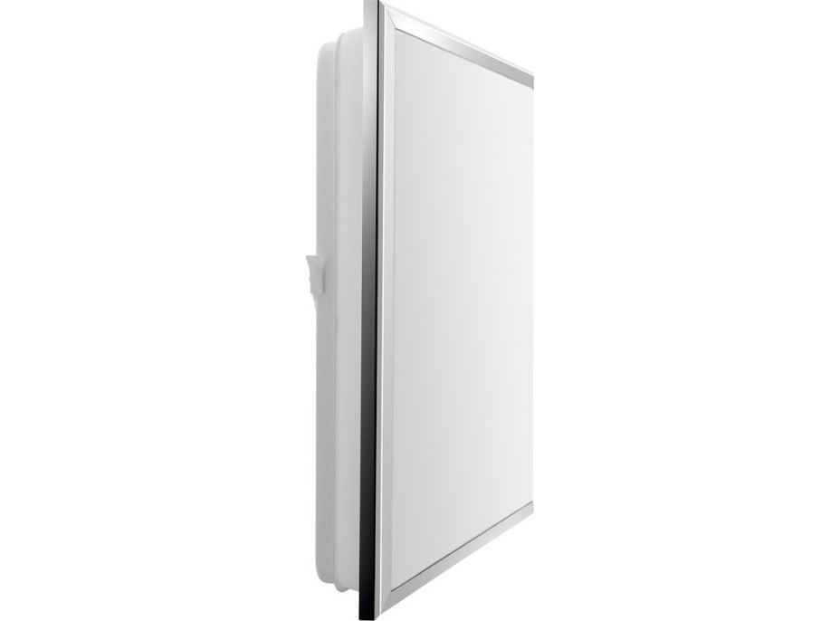 Sapho SILVER stropné LED svietidlo 28x28cm, 10W, 230V, 3000K/4000K/6500K, chróm AU478