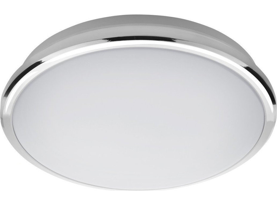Sapho SILVER stropné LED svietidlo, Ø 28cm, 10W, 230V, 3000K/4000K/6500K, chróm AU480