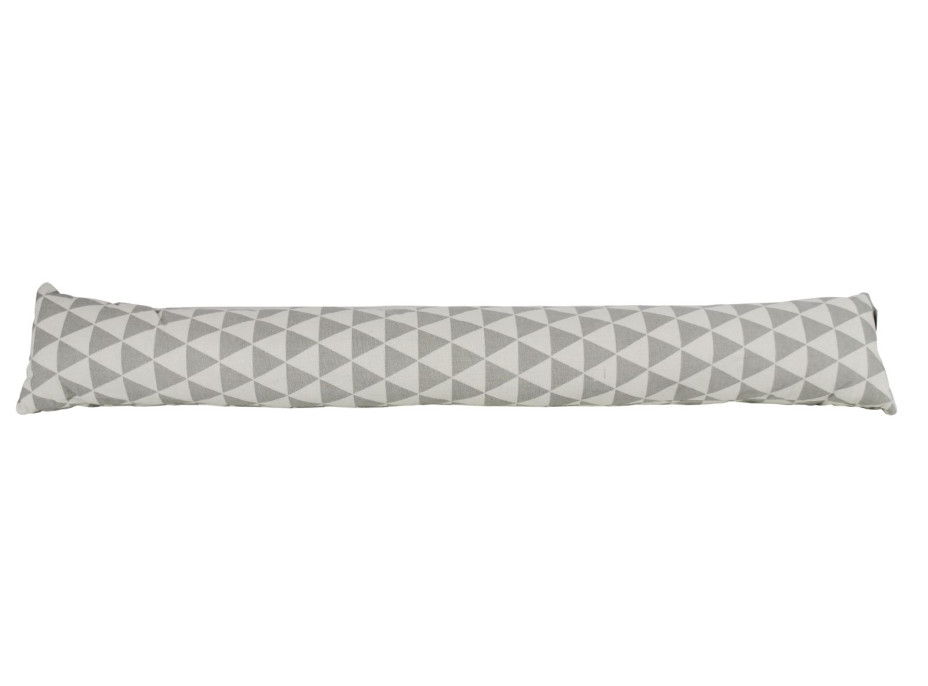 Tesniaci valec do dverí a okien LUPPO 85x15 cm - Trojuholníky - sivý