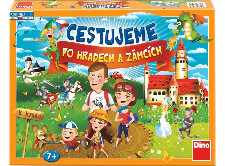 Dino Rodinná hra Cestujeme po hradoch a zámkoch