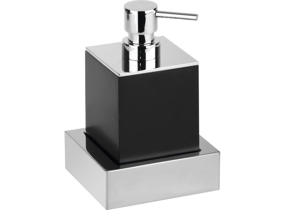 Sapho X-STEEL dávkovač mydla na postavenie 200ml, čierna XS104B