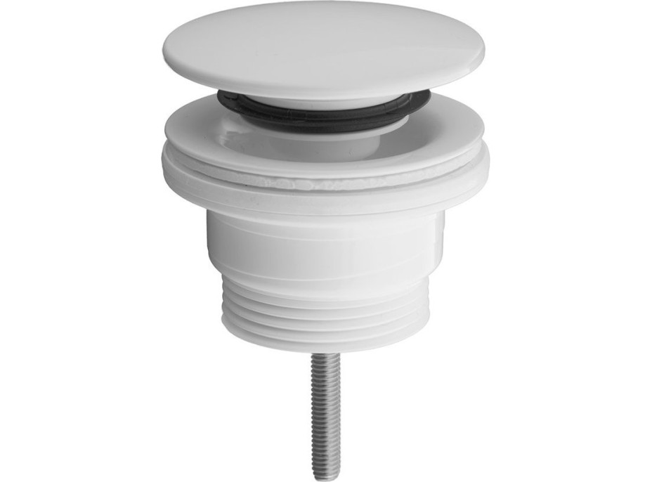 Bruckner Umývadlová výpusť 5/4“, click-clack, veľká zátka, 4-45mm, ABS/biela 151.308.0