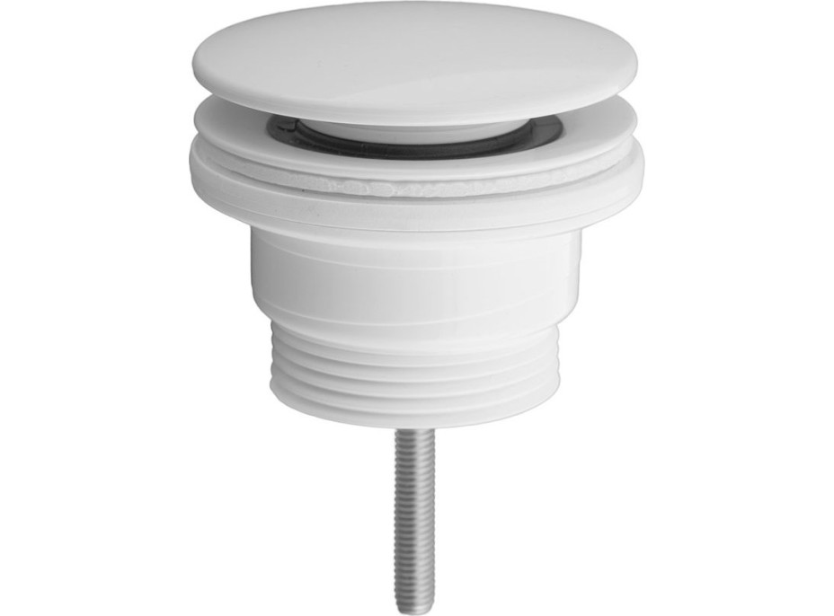 Bruckner Umývadlová výpusť 5/4“, click-clack, veľká zátka, 4-45mm, ABS/biela 151.308.0