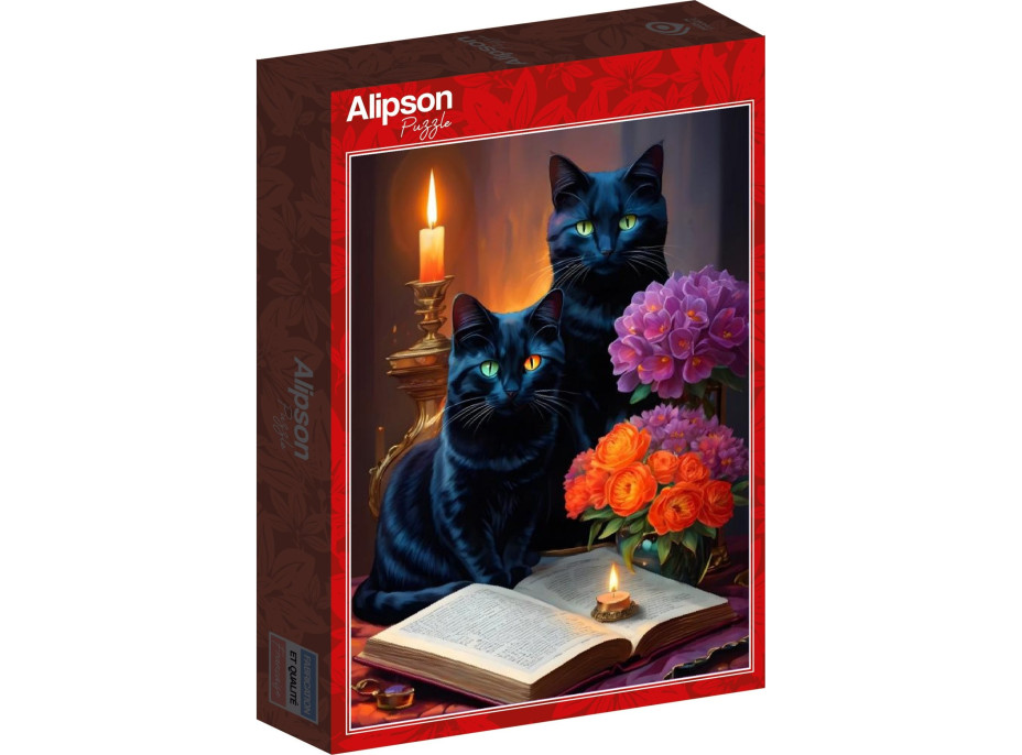 ALIPSON Puzzle Čierne mačky 500 dielikov