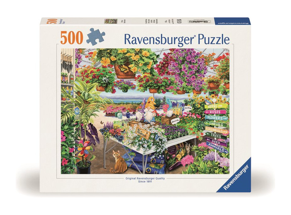 RAVENSBURGER Puzzle Záhradný raj 500 dielikov