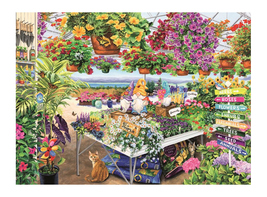 RAVENSBURGER Puzzle Záhradný raj 500 dielikov