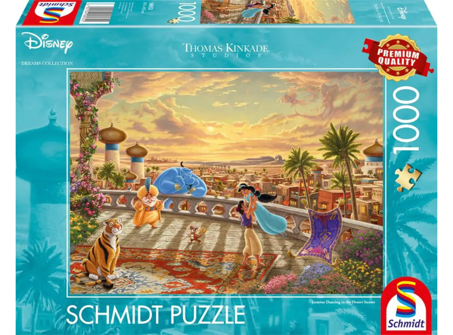 SCHMIDT Puzzle Disney: Jazmína a Aladin 1000 dielikov