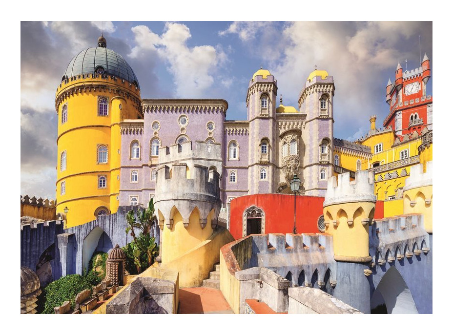 RAVENSBURGER Puzzle Impozantné hrady a zámky: Pena, Portugalsko 1000 dielikov