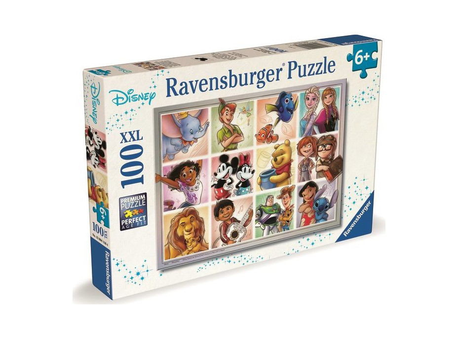 RAVENSBURGER Puzzle Marvel: Disney postavy XXL 100 dielikov