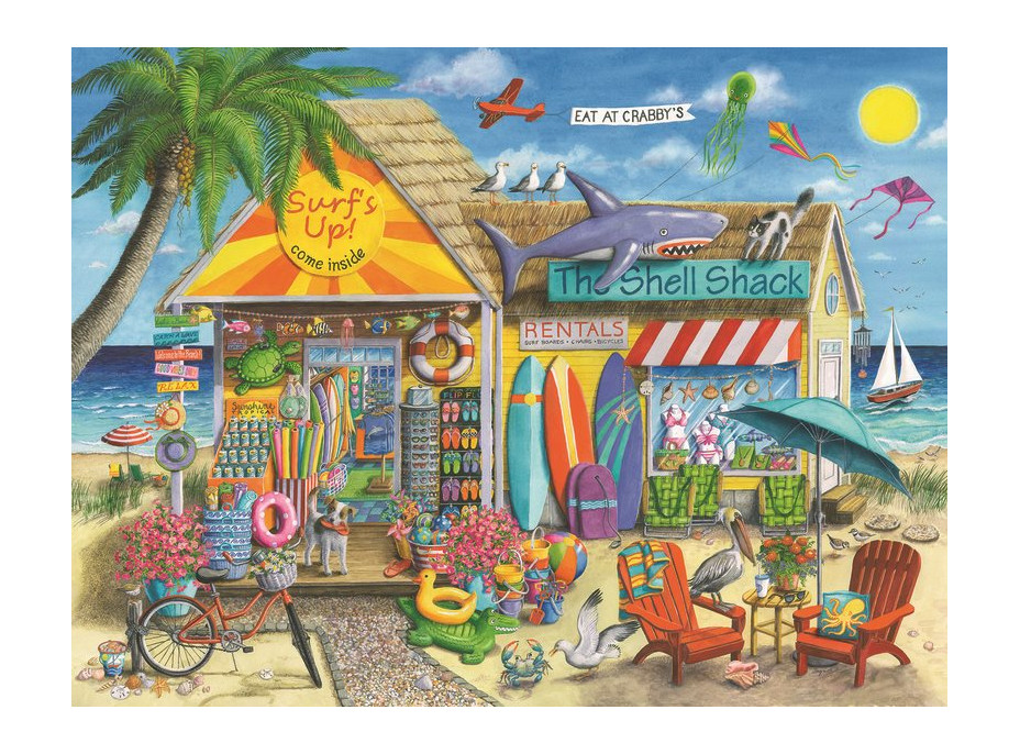 RAVENSBURGER Puzzle Surferský stánok 1500 dielikov