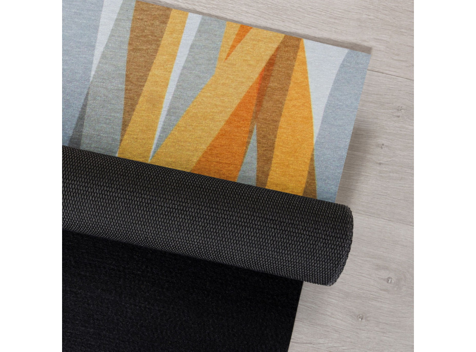 Kusový koberec Match Isabella Stripe Grey/Ochre