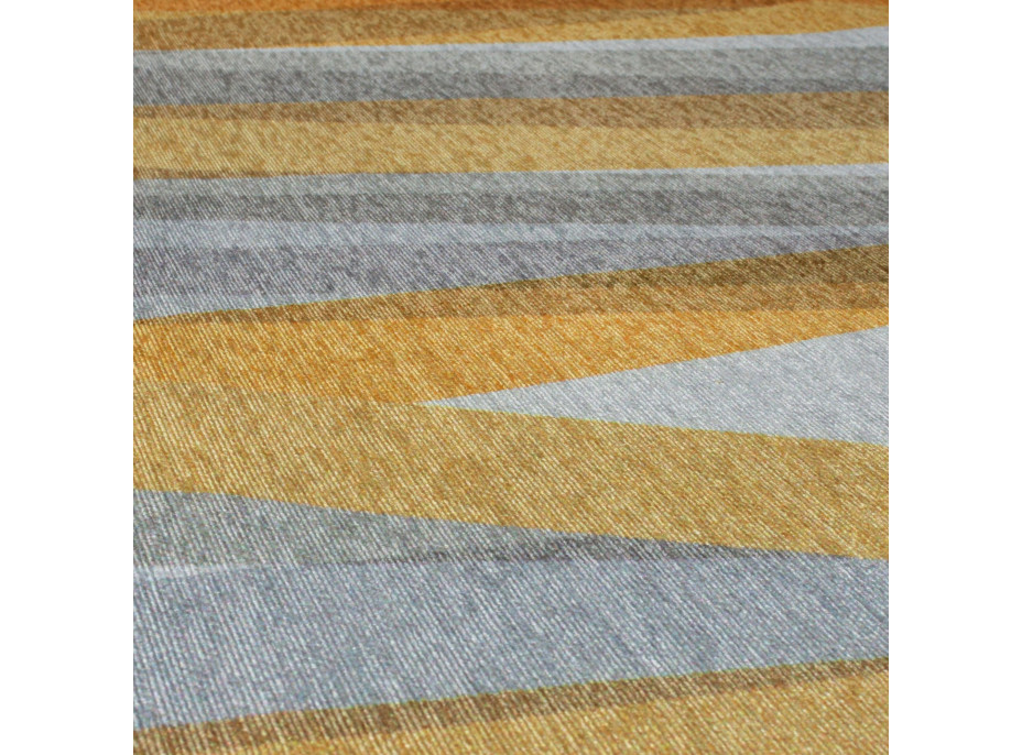 Kusový koberec Match Isabella Stripe Grey/Ochre