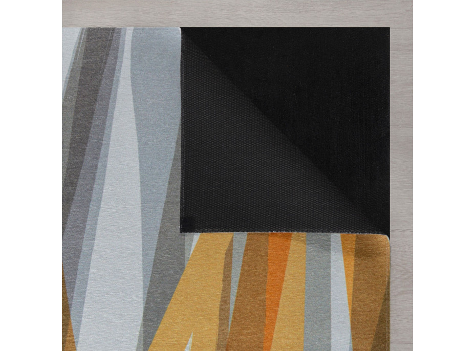 Kusový koberec Match Isabella Stripe Grey/Ochre