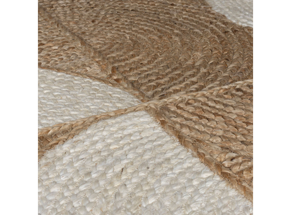 Kusový koberec Ella Jute Eclipse Natural/White