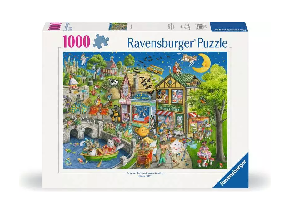 RAVENSBURGER Puzzle Mother Gooseville 1000 dielikov