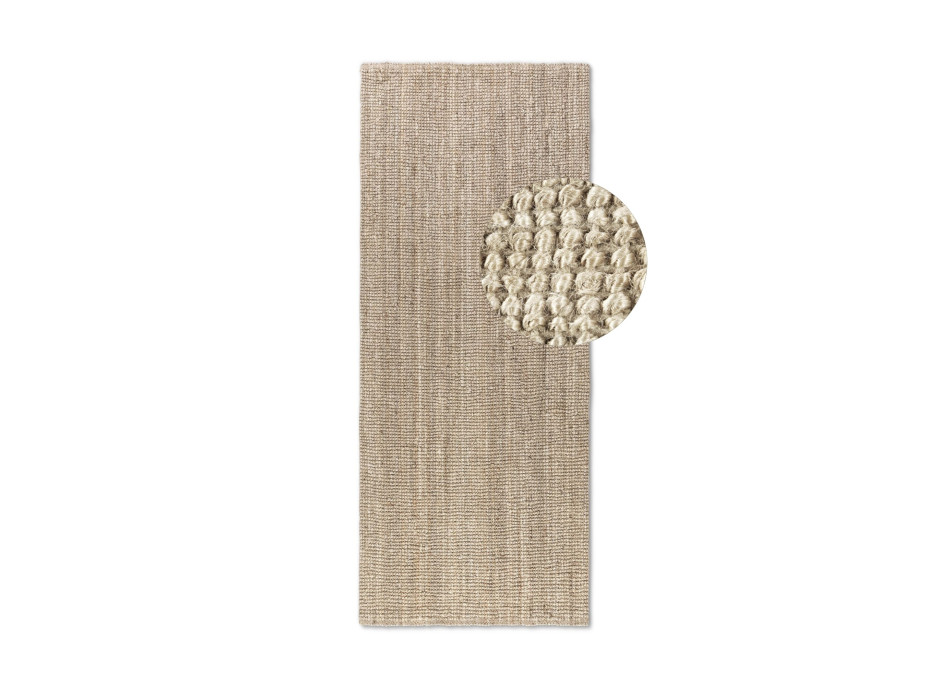 Behúň Bouclé Jute 105973 Ivory White