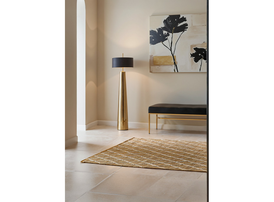 Kusový koberec Kunu 106208 Natural Gold White