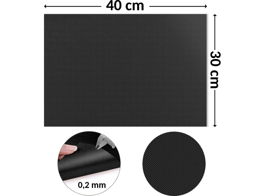 Grilovacia teflónová podložka TAPIS - sada 4 kusov