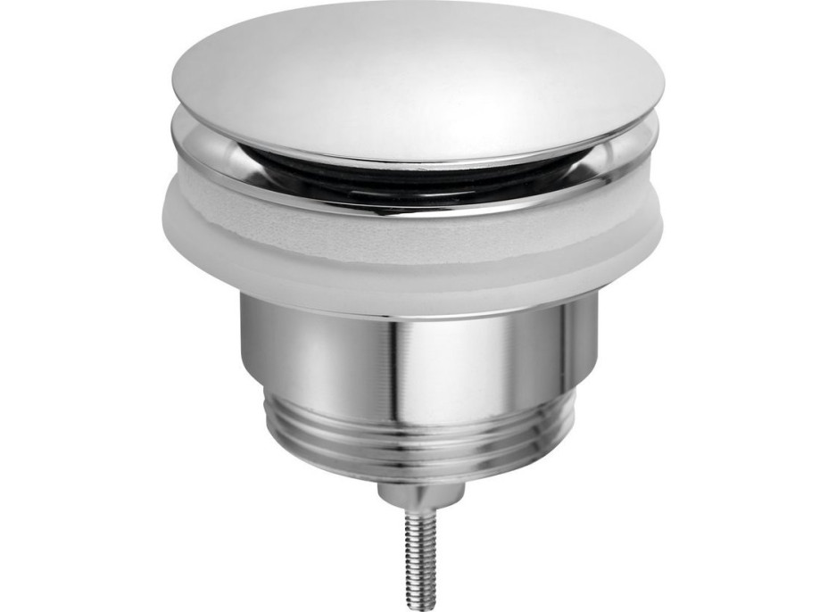 Omp Tea Umývadlová výpusť 5/4“, click-clack, veľká zátka, 10-45mm, chróm 7532.310.5